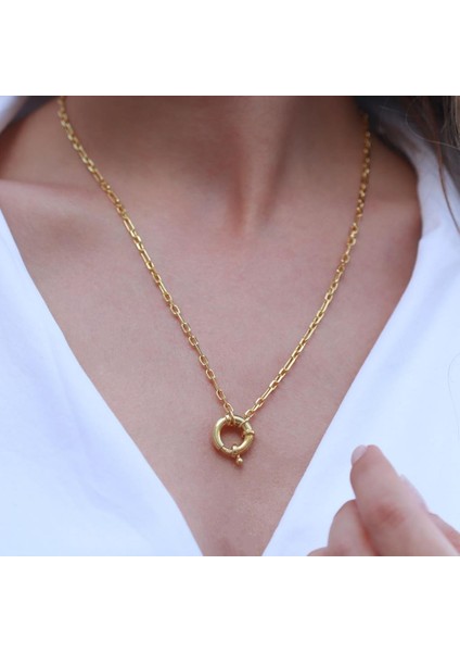 Önden Klipsli Gold Kaplama Zincir fiyatları