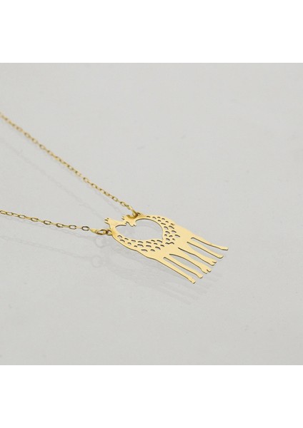 14K Altın Mutlu Çift Kolye 4N37040
