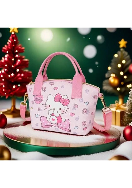 Çocuk Küçük Boy Omuz Çantası Hello Kitty Figürlü HK903