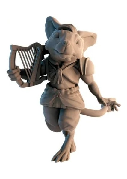 Jerbeen Harpist Figürü