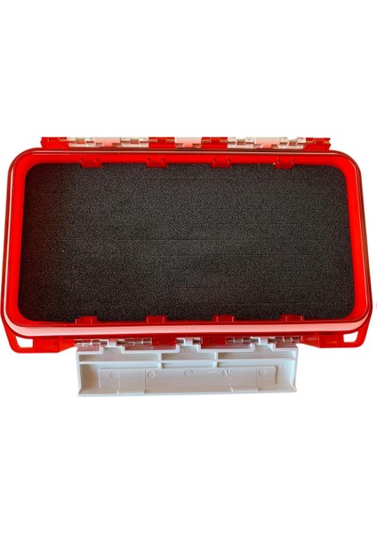 Çift Taraflı Su Geçirmez Evalı ve Bölmeli Lrf Kutusu Kırmızı 17.5X10.5X4CM modelleri
