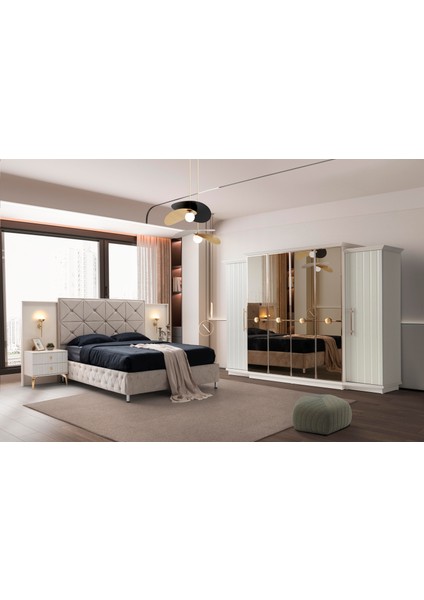 Amazon Balkonlu Mdf Yatak Odası Takımı