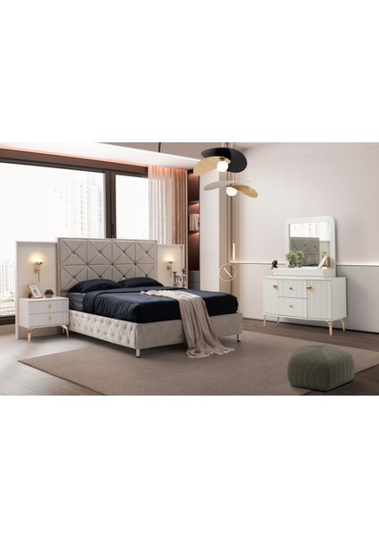 Amazon Balkonlu Mdf Yatak Odası Takımı