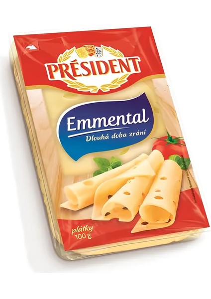 Emmental Sliced Cheese 100G