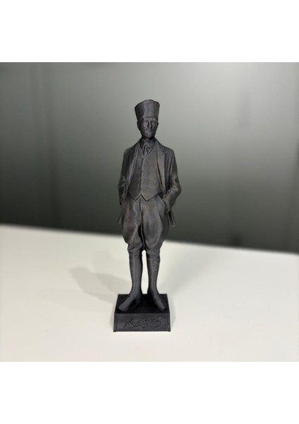 Mustafa Kemal Atatürk Heykeli, Hediyelik Ev Dekorasyonu, Ofis Dekor Büst Biblo, 22 cm Boyunda fiyatları