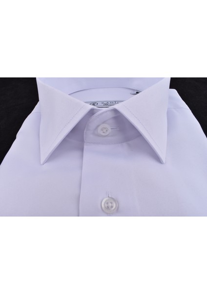 09-Micro Saten Slimfit Gömlek/beyaz/xl