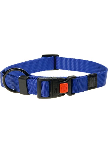 Kilitli Boyun Tasması Mavi (40-55x2 cm)