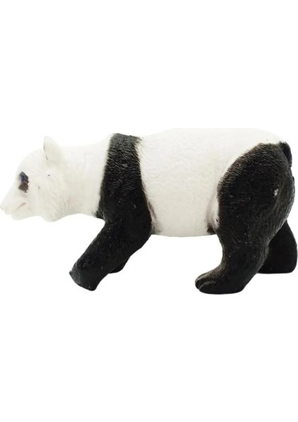 Oyuncak Koleksiyonluk Panda Modeli Sert Plastik 12CM