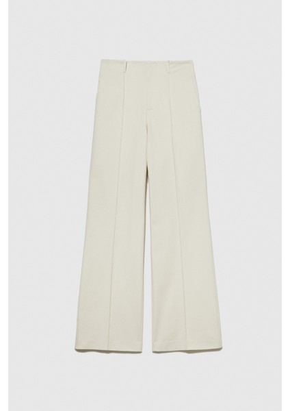 Sisley Geniş Paça Yüksek Belli Saten Pantolon Kadın Bej Pantolon - 323A4ZY7LF03L fiyatları