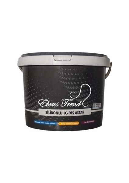 Silikonlu İç-Dış Astar 17,5 kg Beyaz