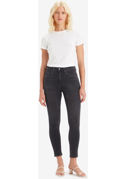 721 Hıgh Rıse Skınny Kadın Siyah Jean Pantolon A9360-0002