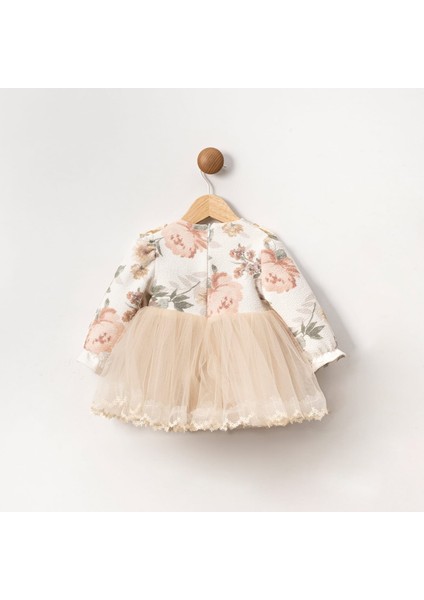 Doğum Günü Özel Gün Çiçek Desenli Tütülü Kız Bebek Elbise fiyatları