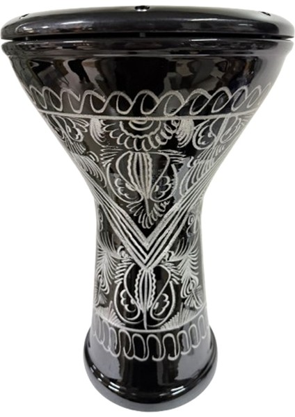 Bas Darbuka Siyah Erzincan İşlemeli Döküm Profesyonel Üst Kalite fiyatları