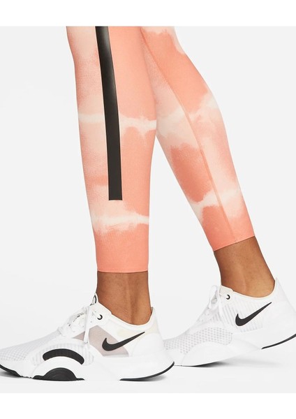 One Luxe Orta Belli Baskılı Kadın Antrenman Taytı fiyatları