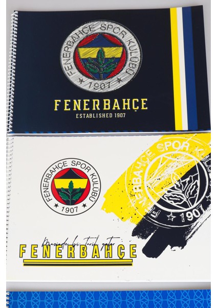 Yeni Sezon Lisanslı Fenerbahçe Resim Defteri 17*24 cm 15 Yaprak