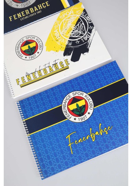 Yeni Sezon Lisanslı Fenerbahçe Resim Defteri 17*24 cm 15 Yaprak