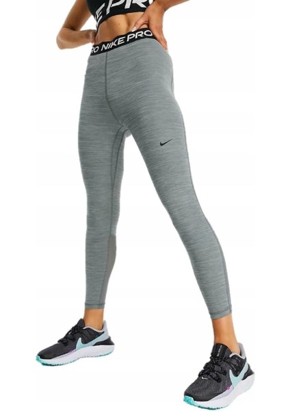 Pro 365 High Rise 7/8 Leggings Yüksek Belli Toparlayıcı Gri Tayt