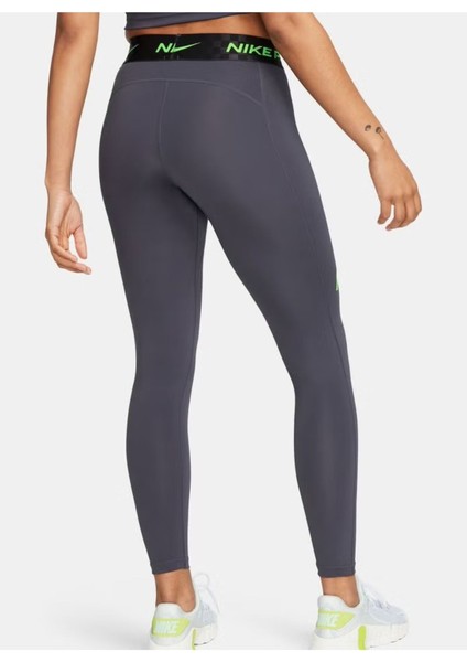 Pro Dri-Fit Mid-Rise Full-Length Graphic Training Kadın Tayt Ndd Sport