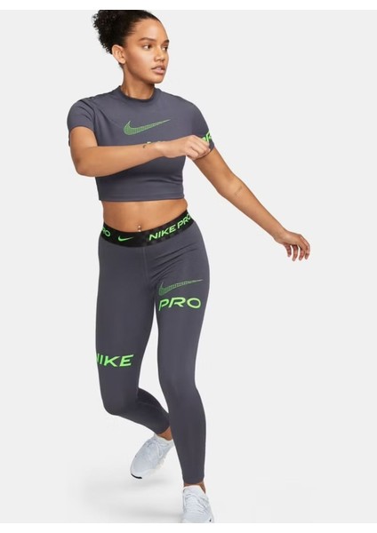 Pro Dri-Fit Mid-Rise Full-Length Graphic Training Kadın Tayt Ndd Sport indirimleri