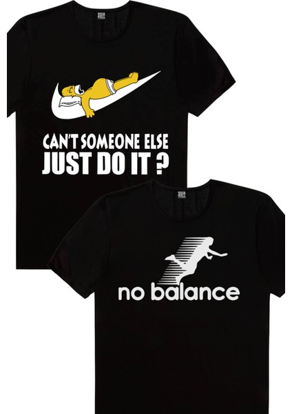 Denge Yok, Tembel Baba Erkek Tişört 2'li Eko Paket