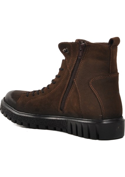 Kahve Nubuk Deri Erkek Bot fırsatları