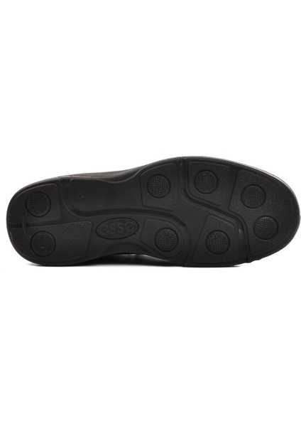 Ayakmod Siyah Deri Erkek Günlük Ayakkabı indirimleri