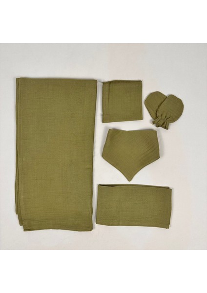 Bebek Müslin Kumaş 5'li Set