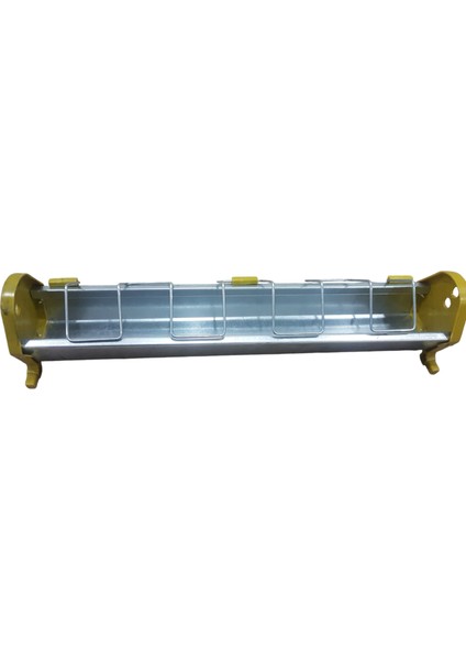 Güvercin Galvaniz Metal Yemlik 50 cm 4 Adet
