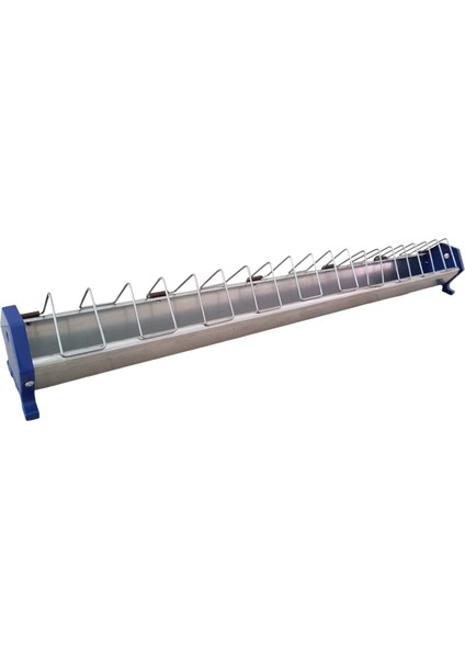 Güvercin Metal Yemlik 100 cm 5 Adet Galvaniz Yemlik