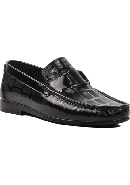 Siyah Rugan Erkek Loafer Ayakkabı