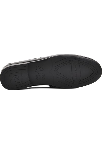Siyah Rugan Erkek Loafer Ayakkabı