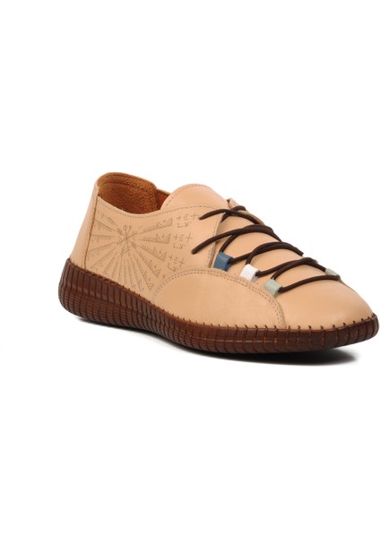Bej Kadın Günlük Ayakkabı