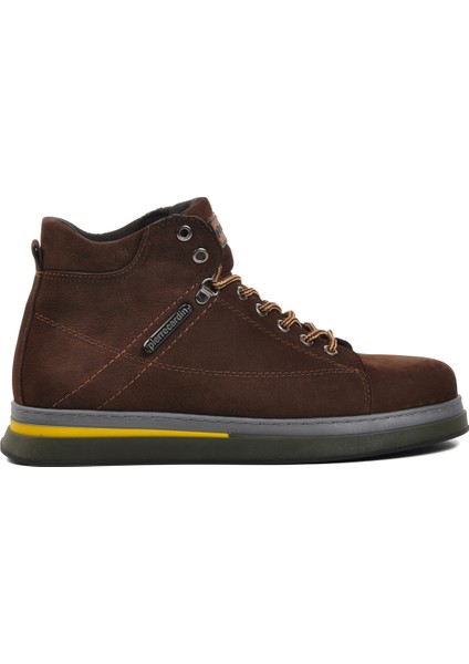 Kahve Nubuk Deri Erkek Bot modelleri