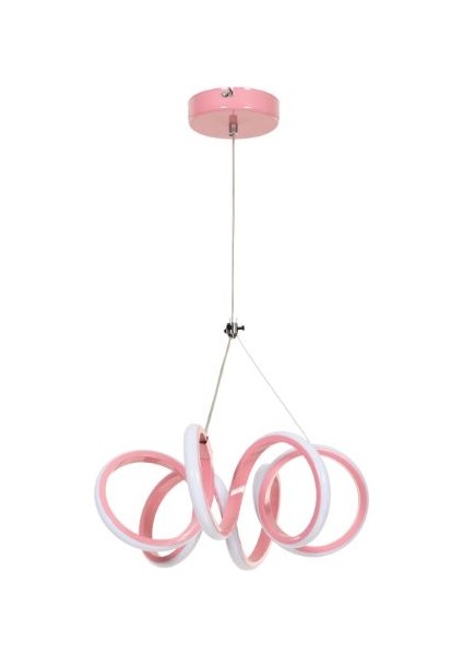 Modern Tasarım 30 cm Çap 3 Renk Yanabilen Ledli Avize