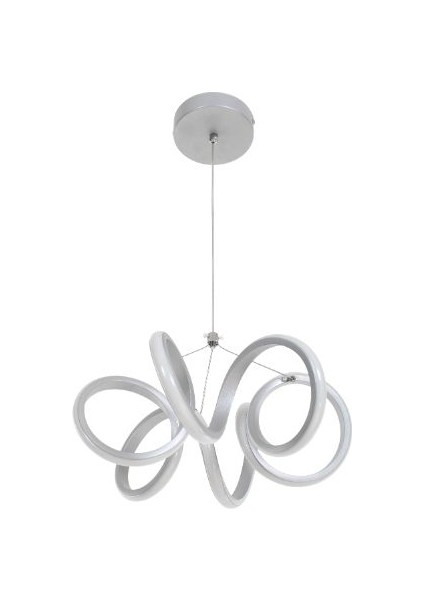 Modern Tasarım 30 cm Çap 3 Renk Yanabilen Ledli Avize