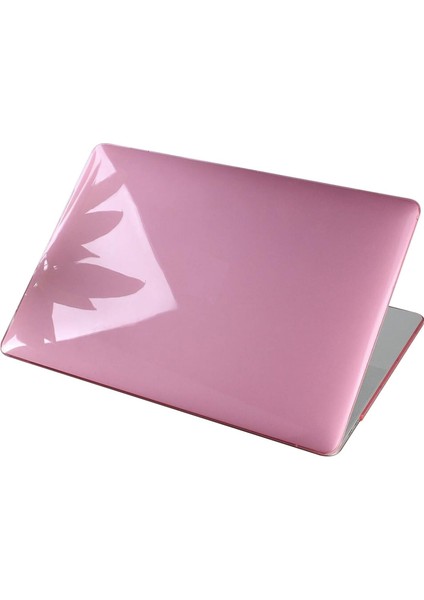 Macbook Air Kılıf 13 Inç Parlak Kristal (Eski Usb'li Model 2010-2017) A1369 A1466 ile Uyumlu Pembe