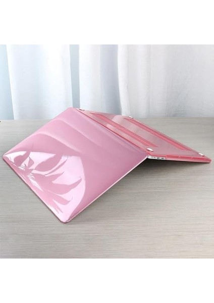 Macbook Air Kılıf 13 Inç Parlak Kristal (Eski Usb'li Model 2010-2017) A1369 A1466 ile Uyumlu Pembe modelleri