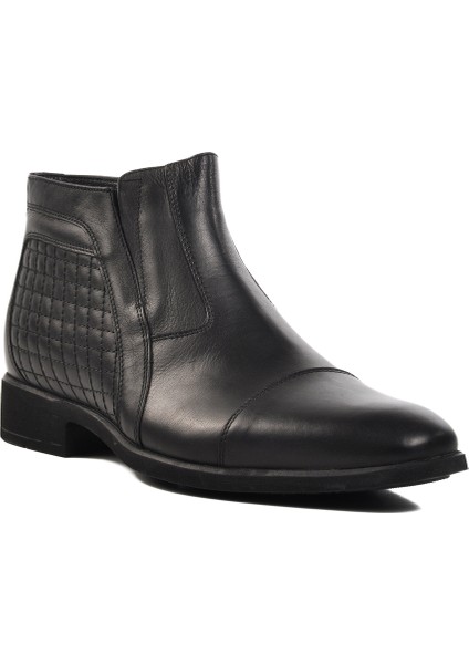 Ayakmod Siyah Deri Erkek Bot
