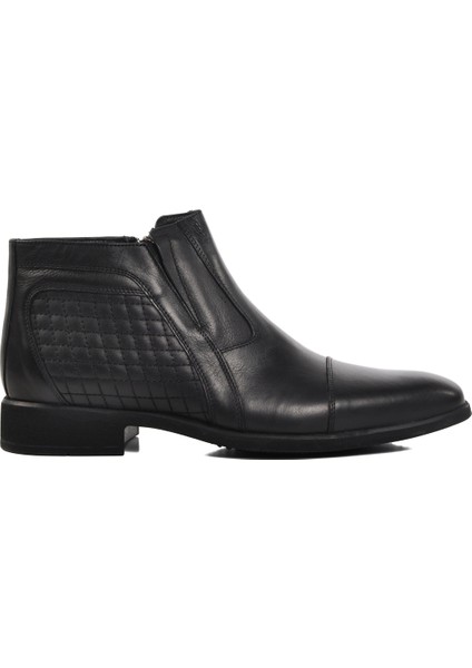 Ayakmod Siyah Deri Erkek Bot modelleri