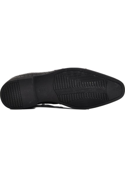 Ayakmod Siyah Deri Erkek Bot indirimleri