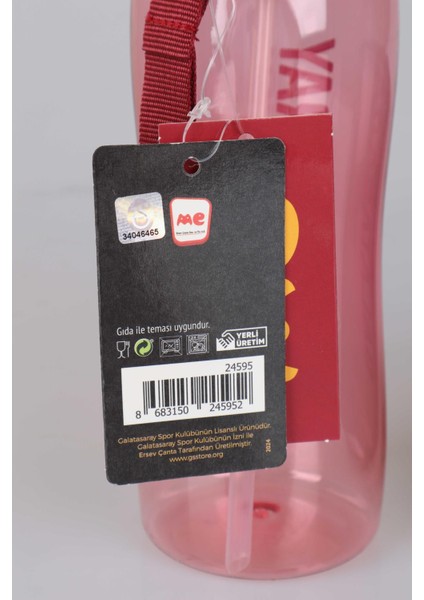 Dekomus Ile Yeni Sezon Lisanslı Galatasaray 700 ml Matara ve 2 Katlı Beslenme Kabı / Lunch Box Seti