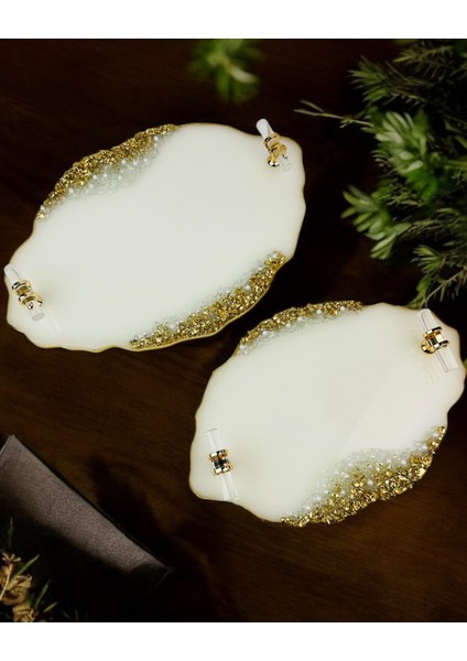 Awe Dekoratif Söz Nişan Tepsisi