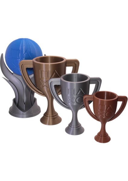 Ps Trophy Seti (Bronz, Gümüş, Altın ve Platin)