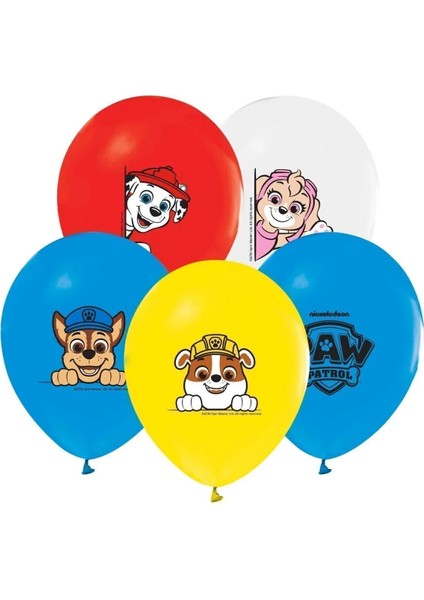 Paw Patrol Baskılı Balon 10 Adet 12INÇ 30 cm