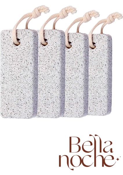 Doğal Ponza Taşı, Topuk Taşı, Nasır Temizleme, Ayak Bakımı - 4 Adet