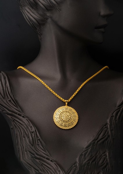 Versage Madalyon Tasarım 14 Ayar Altın Kolye fırsatları