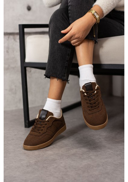 Lera Kadın Kahverengi Süet Günlük Sneaker