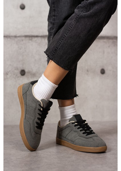 Lera Kadın Gri Süet Günlük Sneaker modelleri