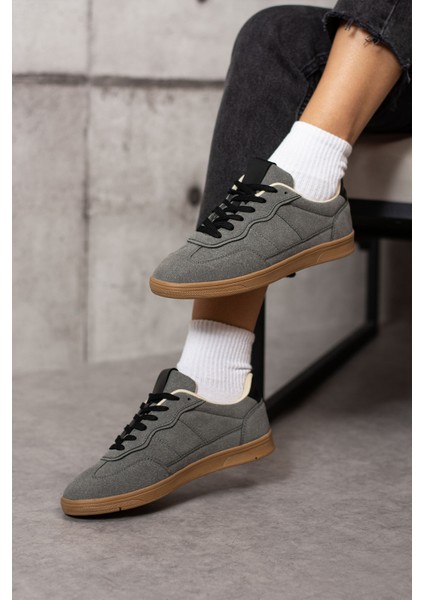 Lera Kadın Gri Süet Günlük Sneaker