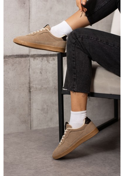 Lera Kadın Vizon Süet Günlük Sneaker